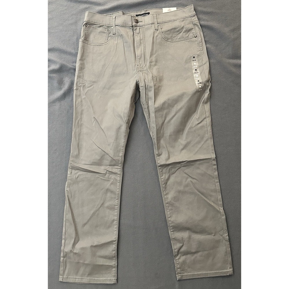 Lucky Brand Men's 223 Straight Advanced Stretch Gray Size 36x30